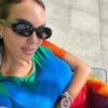 Damen Retro-inspirierte Sonnenbrille im eleganten Ovaldesign