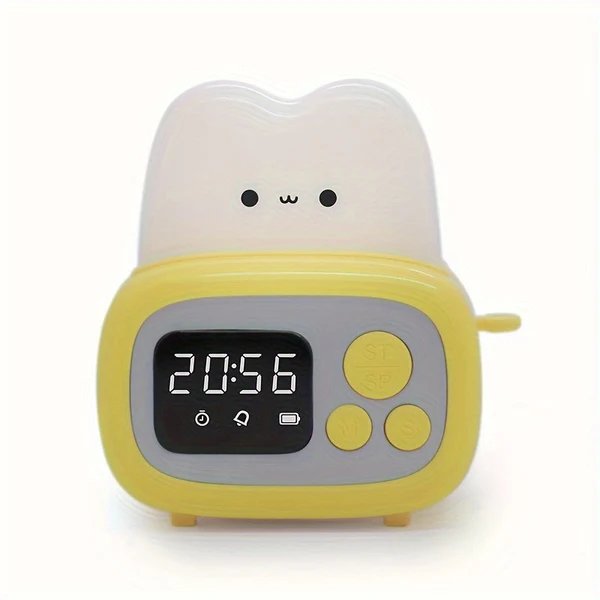 Niedlicher LED-Alarmclock mit USB-wiederaufladbarem Akku Hover Image