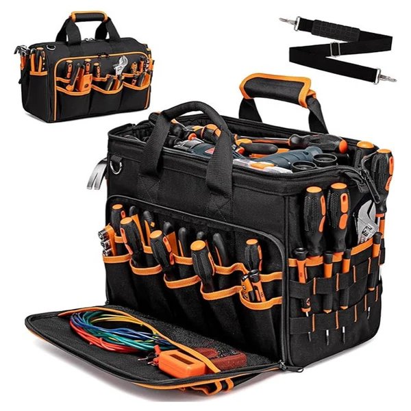Werkzeugtasche mit Ergonomischem Design und Vielseitigen Fächern