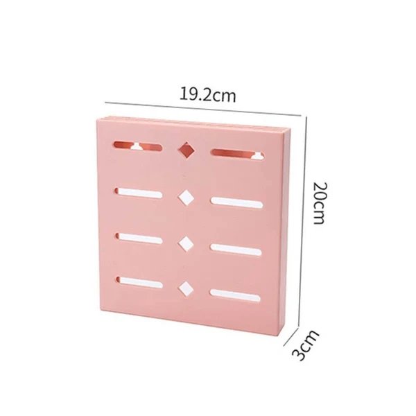 2PCS Quadrat Pastell Mavi Wandmontierter Messerorganizer Hover Image