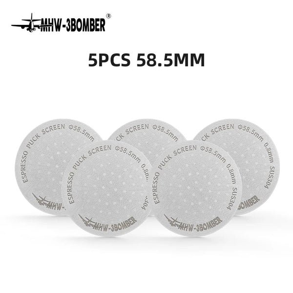 MHW-3BOMBER 51/53/58.5mm Espresso Puck Screen Doppel-Layer Metall Kaffee Wiederverwendbarer Filter