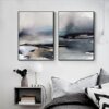 Dunkle Hintergründe - Leinwand Wandkunst Malerei