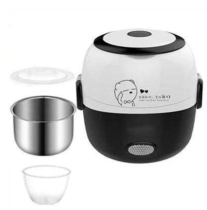 2-Schichten tragbarer Mini-Reisekocher Küche kompakt Kochen Hover Image