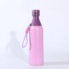 Damen isolierte Edelstahl Trinkflasche mit praktischem Tragegriff