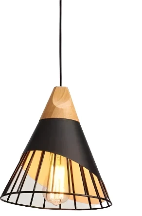 Moderne Pendelleuchten – Stilvolle Hängeleuchte aus Holz und Metall für Esszimmer und Küche