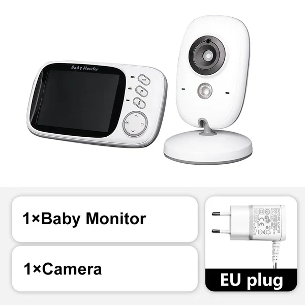 3,5-Zoll-Video-Babyphone mit Nachtsicht, Temperaturanzeige und Zwei-Wege-Audio Hover Image