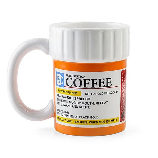 Verschreibungspflichtige Kaffeetasse