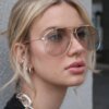 Damen Oversize Sonnenbrille mit modernem Design und hochgradigem UV-Schutz