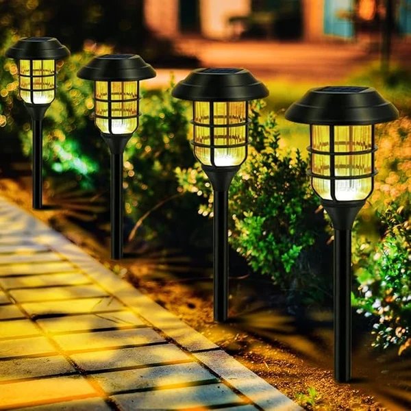 Solarbetriebene Taschenlampen Set mit 6 Stück.