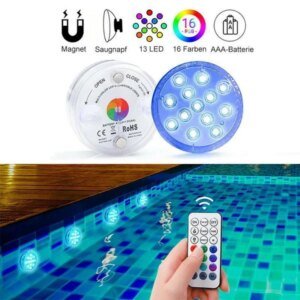 LED-Tauchlicht mit Fernbedienung für den Pool Hover Image
