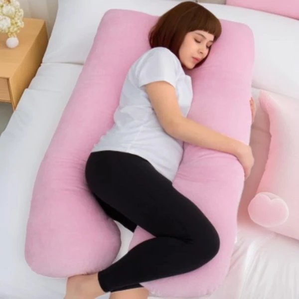 Damen Schwangerschafts-Kissen mit ergonomischer Form und weichem Bezug