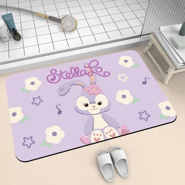 Cartoon Tier Badematte Hover Image