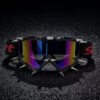 Damen sportliche Skibrille mit spitzen Akzenten