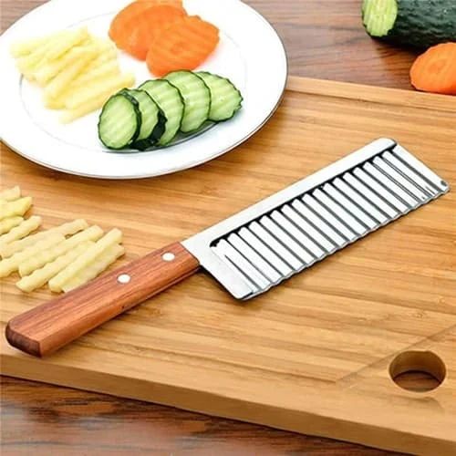 Locken Schneidemesser mit Holzgriff