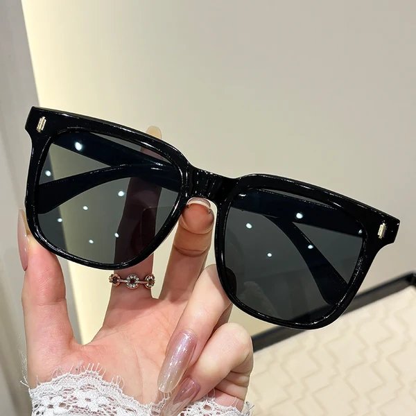 Damen elegante rechteckige Sonnenbrille
