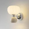 Moderne Wandleuchte mit Glasschirm – Elegante LED-Wandleuchte für Schlafzimmer & Wohnzimmer