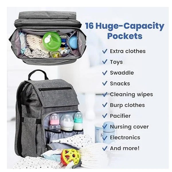 Praktischer und Stilvoller Wickelrucksack Hover Image