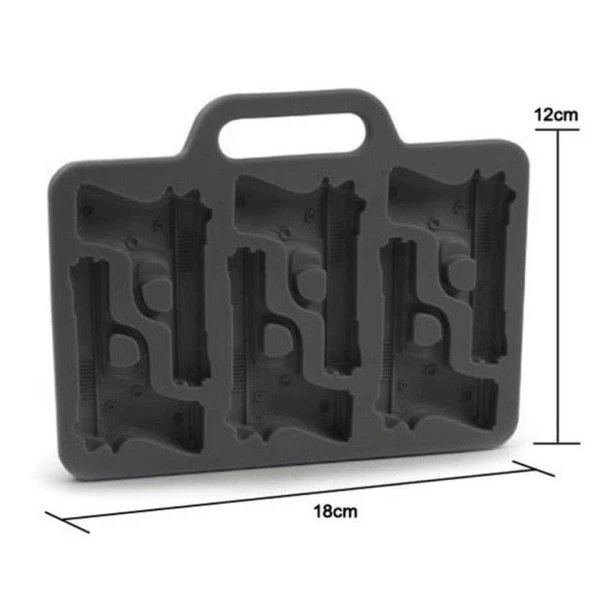 3D Gothic Skull Eiswürfel Maker