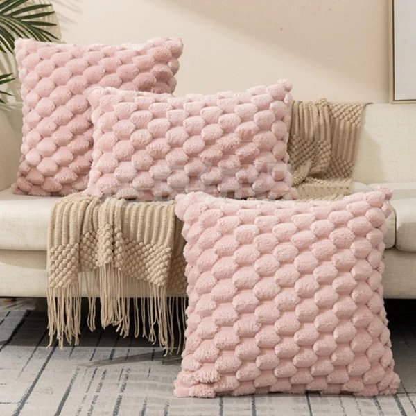 VelvetSoft Kissenbezug – Ultraweicher Plüschbezug für Sofa oder Bett