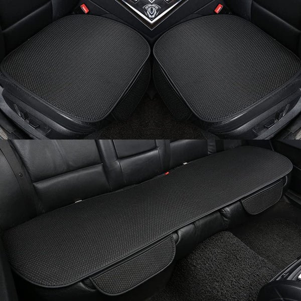 BreezeComfort Autositzbezug Set – Atmungsaktive Eis-Seitenautositzauflage mit Massageeffekt