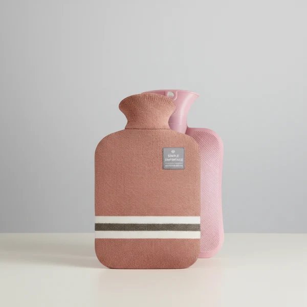 Wärmeflasche 2L mit Strickbezug