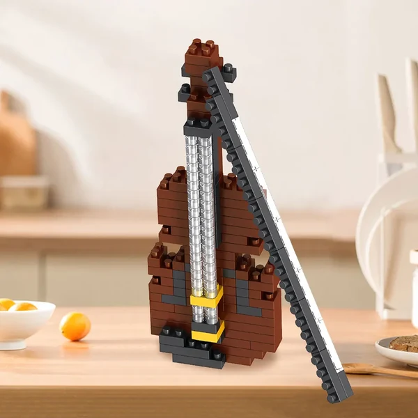 DIY Miniatur-Musikinstrument aus Bauklötzen – Sammlerstück