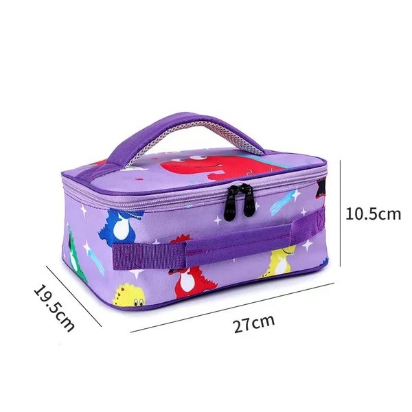 Cartoon-Themen-Isolierte Lunch-Tasche Hover Image