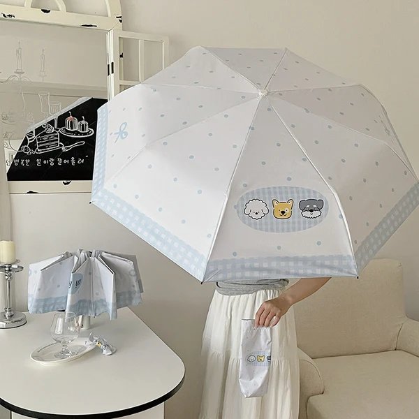 Damen Tragbarer Regenschirm