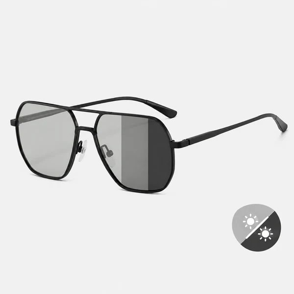 Unisex Sonnenbrille mit photochromen Gläsern