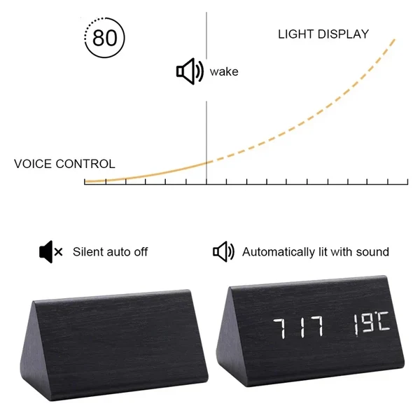LED-Sprachsteuerung-Wecker Hover Image
