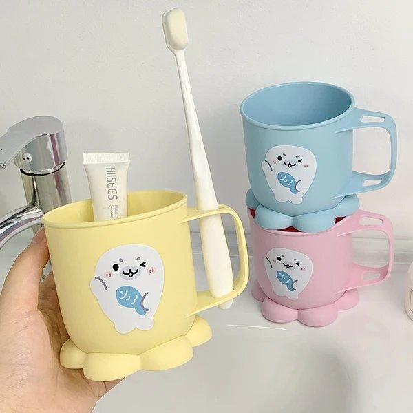 Lustige Tasse mit Niedlichem Seehundmotiv