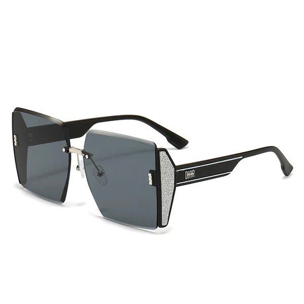 Damen geometrische Fashion-Sonnenbrille