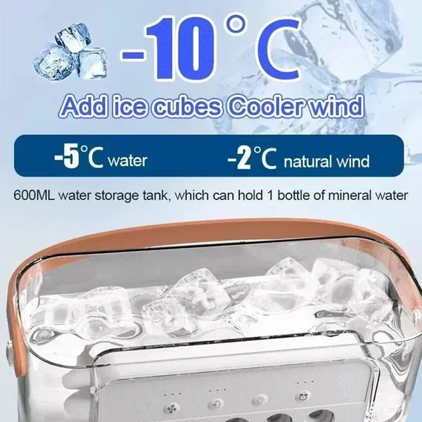 3 In 1 Ventilator Klimaanlage Haushaltskleiner Luftkühler LED Nachtlicht Tragbarer Luftbefeuchter Luftregelungsventilator Büro Zuhause Ventilator Neu Hover Image