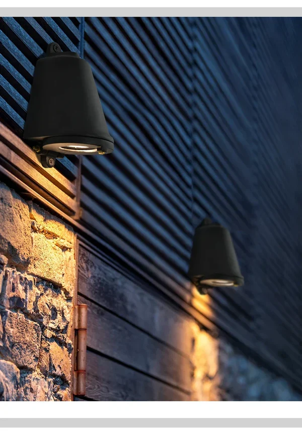 Aluminium Wandlampe LED Außenleuchte Modern für Hausbeleuchtung