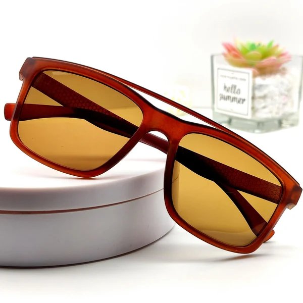 Herren trendige Sonnenbrille mit ergonomischen Rahmen und polarisierten Gläsern