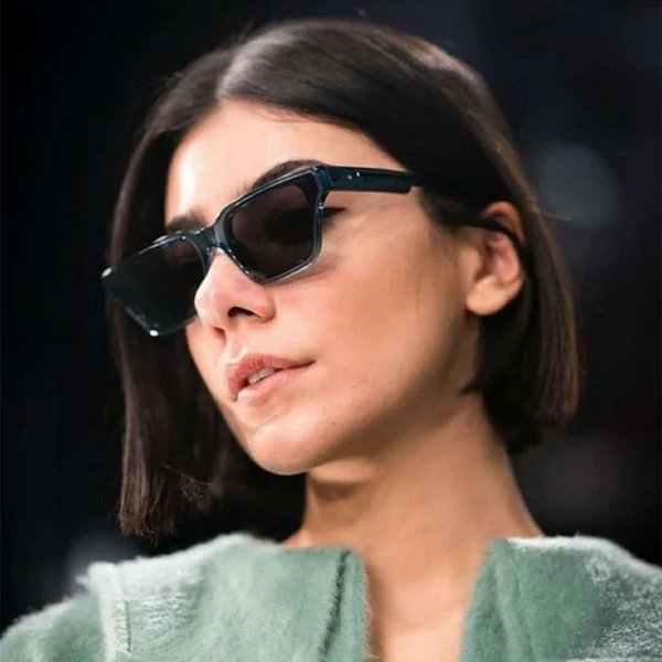 Damen modische Oversized-Sonnenbrille mit modernem Rahmen