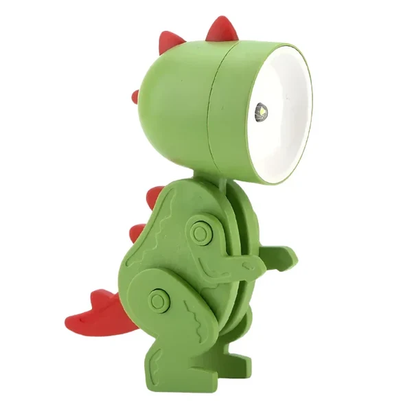 Niedliche Dinosaurier LED Tischlampen – Verstellbare Tierfiguren Nachtlichter für Kinder