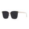 Damen Sonnenbrille im modernen Design mit breitem Rahmen