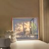 Elegante Innen LED Lichtmalerei