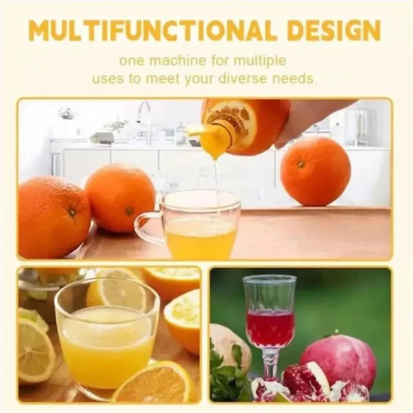 2-teiliges Zitronenpresse-Set mit Schraubanschluss – Frischer Saft überall und jederzeit! Hover Image