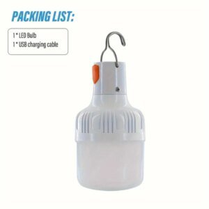 PowerGlow LED Lampe – Wiederaufladbare USB-Lampe mit Lithiumbatterie und ABS-Gehäuse