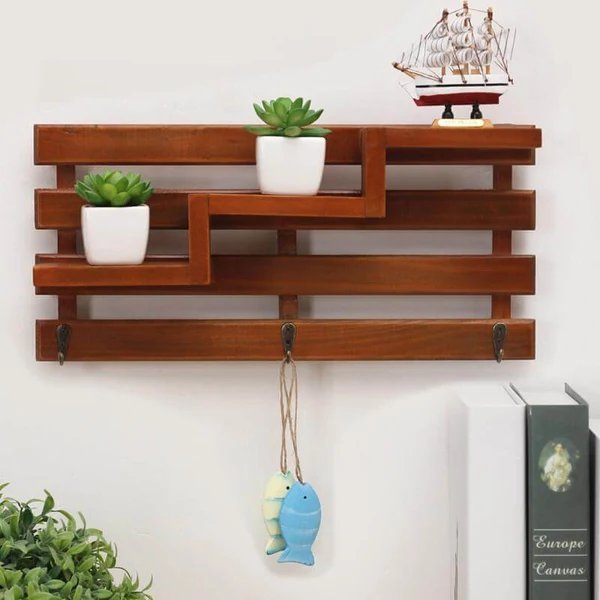 Handgefertigte Holzboxen Regalorganizer