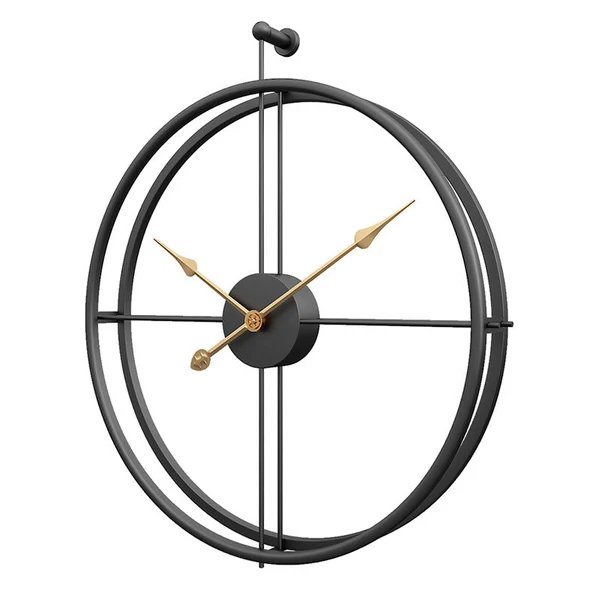 Nordic Minimalist Große Stille Wand Uhr 20 Zoll Hover Image