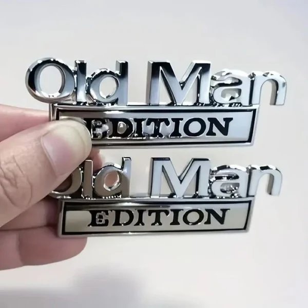 Autoemblem „Old Man Edition“