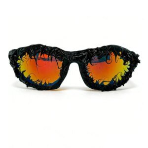 Damen außergewöhnliche Sportsonnenbrille mit innovativem Design Hover Image
