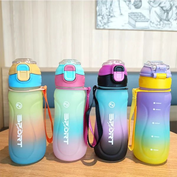 Damen Sportliche Trinkflasche mit ergonomischem Design