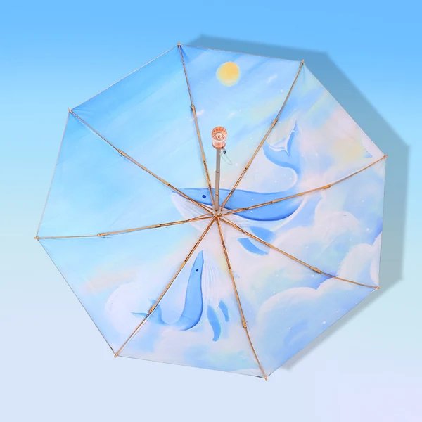 Damen Regenschirm mit einzigartigem floralen Design Hover Image
