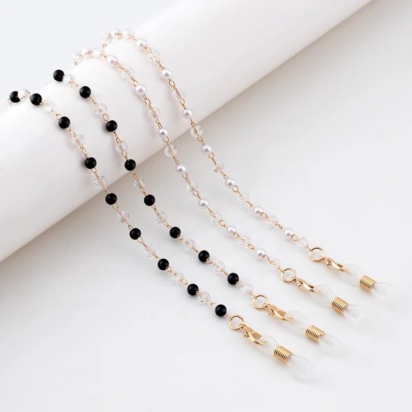 Eleganter Perlenbrillenhalter