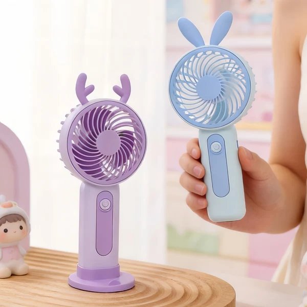 Damen Tragbarer Handventilator mit kreativen Tierohren