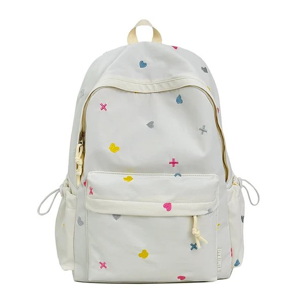 Verspielter Herz-Muster Rucksack